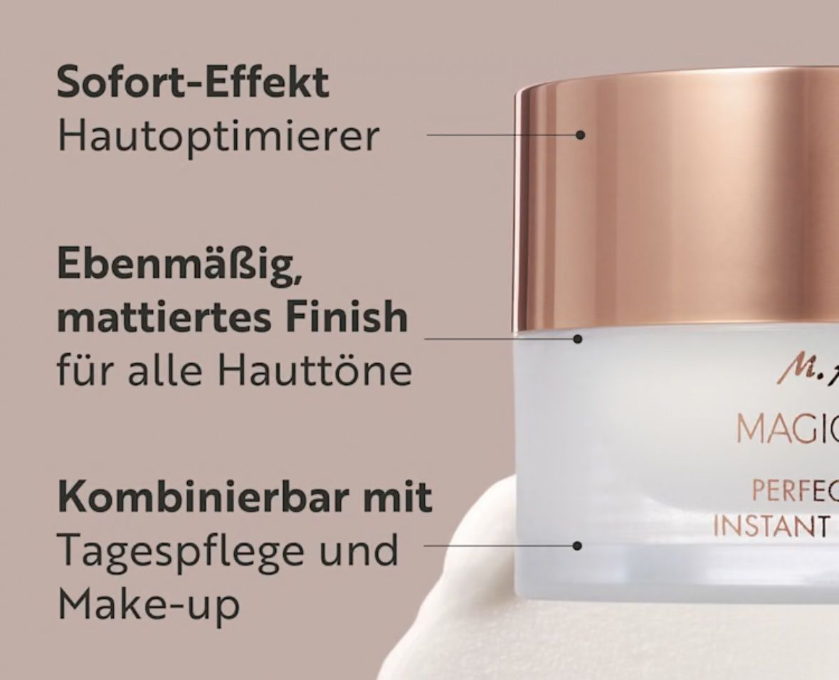 M.Asam Cura del viso: M. Asam Magic Care Perfect Teint Instant Optimizer Creme – Nuovo e nell'imballaggio originale da Brunnen venduto da Skyline89 2