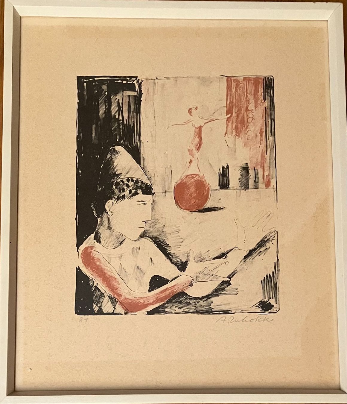 Arts picturaux & lithographies: Alexander Zschokke - "Im Zirkus" – D'occasion à Basel par ekaeufer