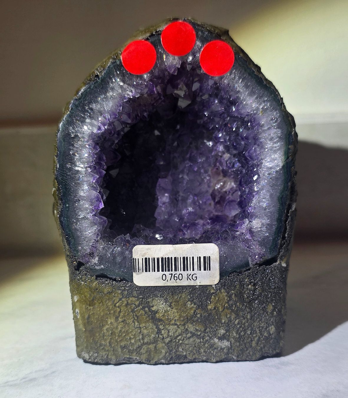 Minerali & Pietre curative: Amethyst Cave 760g – Nuovo e nell'imballaggio originale da Matzingen venduto da Shay_Crystalz