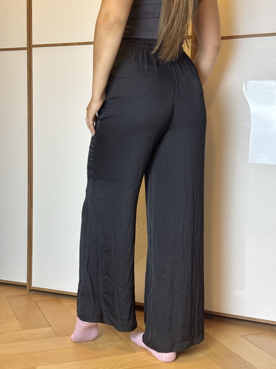 Zara Pantaloni: Zara weite Hose, schwarz  – Usato da Bern venduto da llina257 2