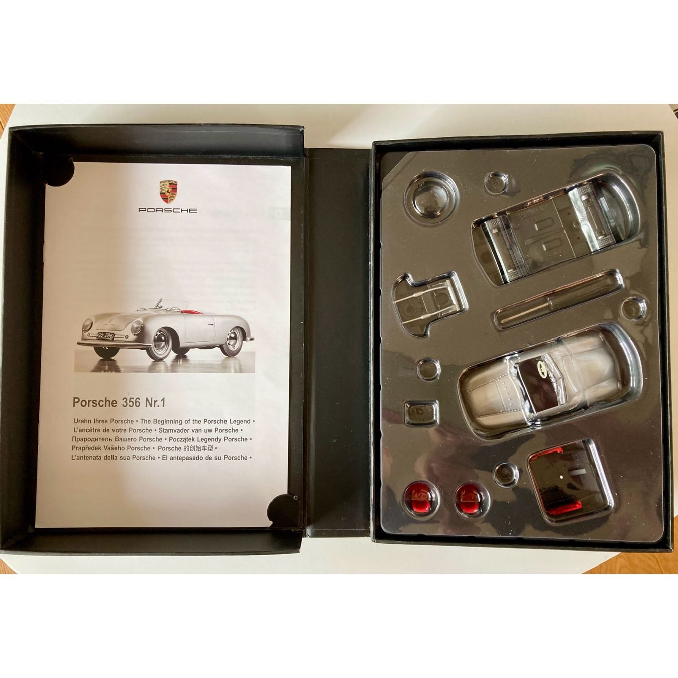 Porsche Kit di costruzioni: Porsche 356 - Bausatz 1:43 – Nuovo e nell'imballaggio originale da Bern venduto da barga61