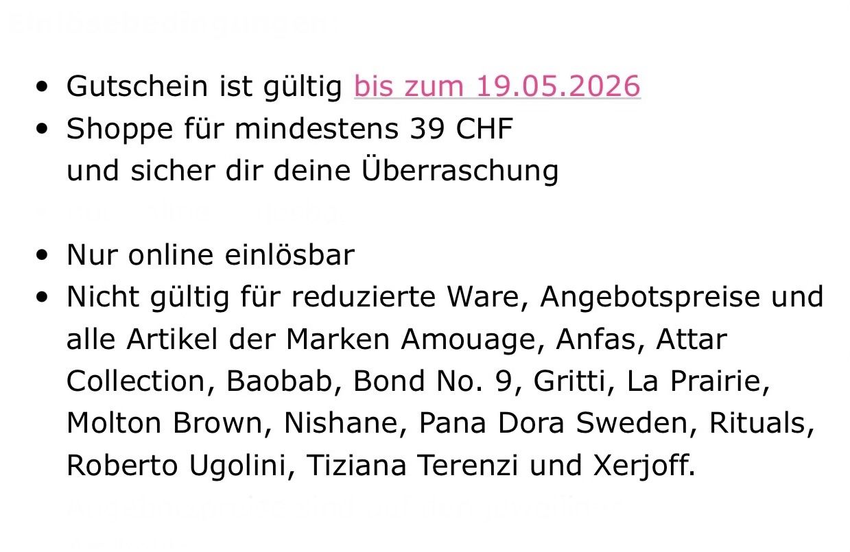 Buoni: Douglas 10% Rabatt Gutschein – Nuovo e nell'imballaggio originale da Zürich venduto da Marcel_2202 1