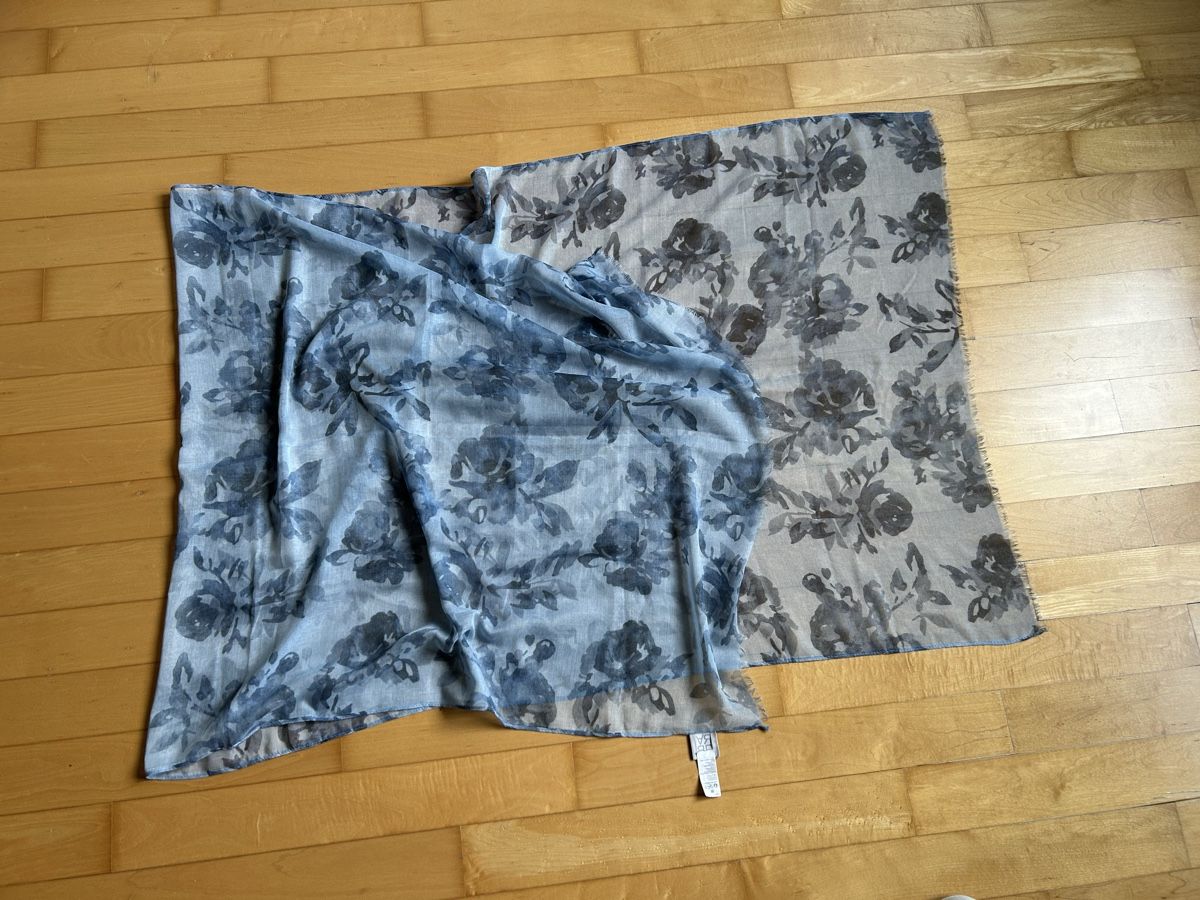 Foulard & Sciarpe: Foulard RABE, blau – Nuovo (secondo la descrizione) da Diessenhofen venduto da Bmaurice 2