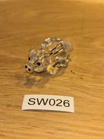 Glas Kristallfigur Schwein klein guter Zustand