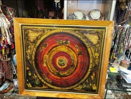 Berühmte Cellarius Himmelskarte auf Glas