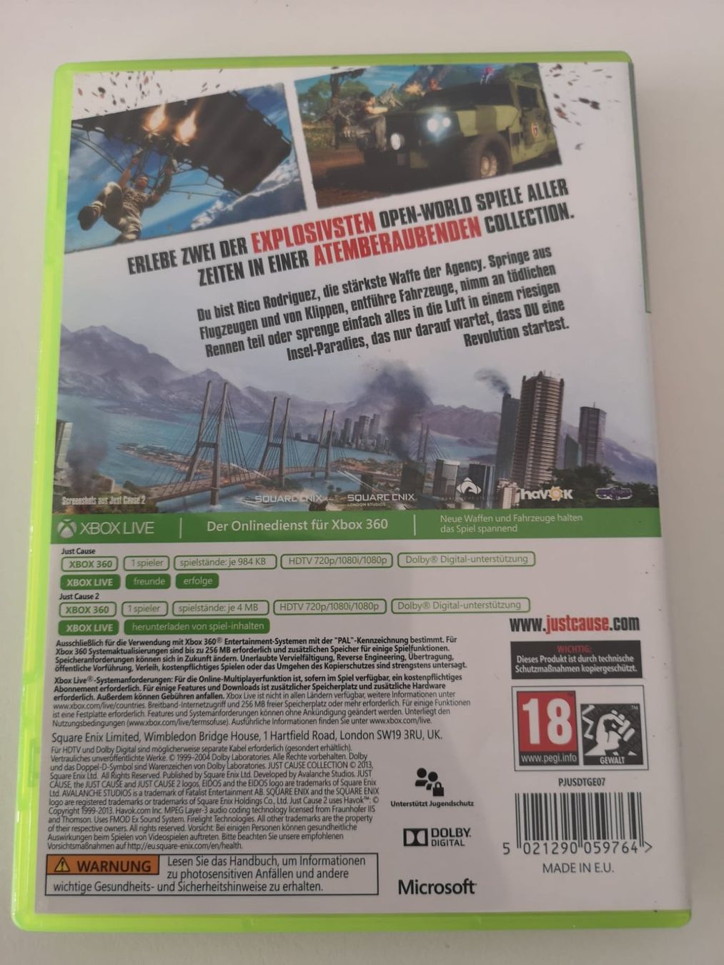 Giochi: Just Cause Collection (XBOX 360) – Usato da Herisau venduto da Seyashop1 2