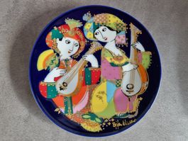 Rosenthal Björn Wiinblad Wandteller "Nachtmusik" Motiv 2