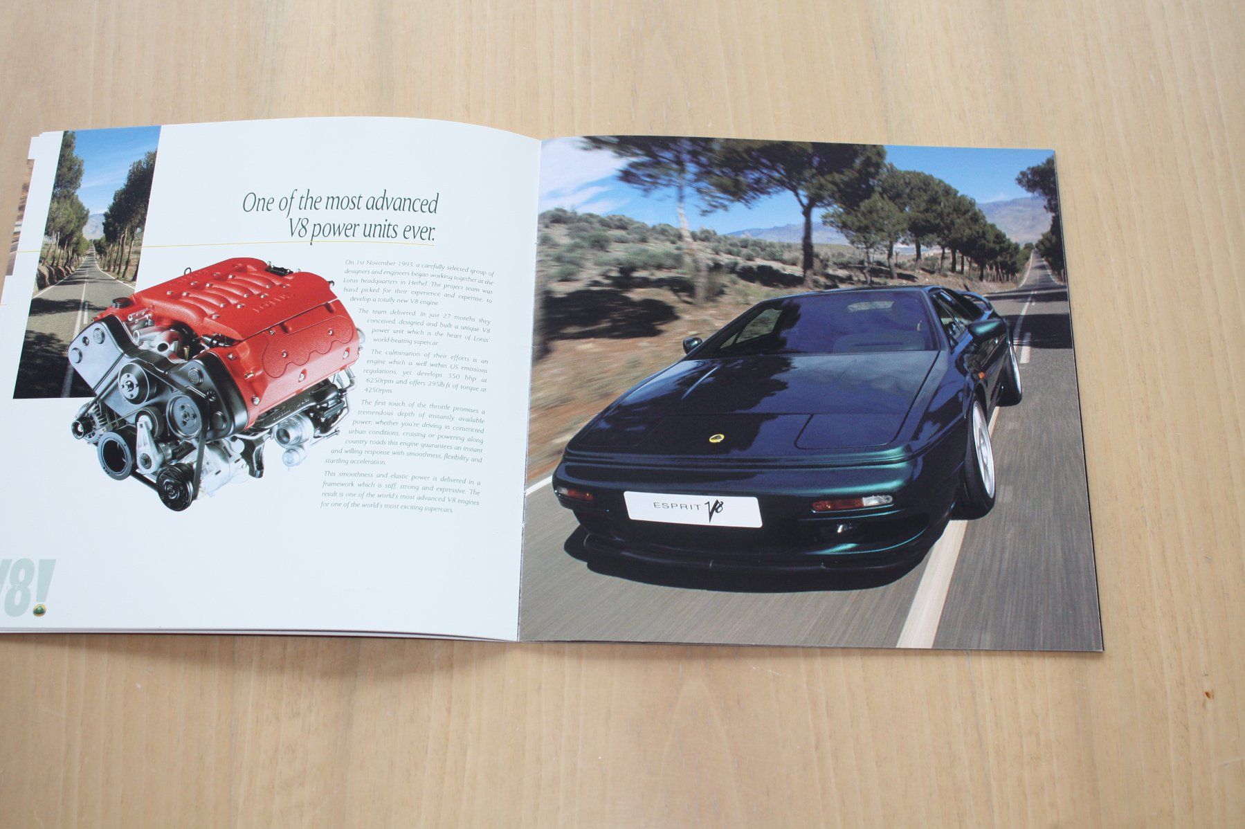 Lotus Documenti: Lotus Esprit V8 Prospekt – Usato da Wikon venduto da erwin400 3