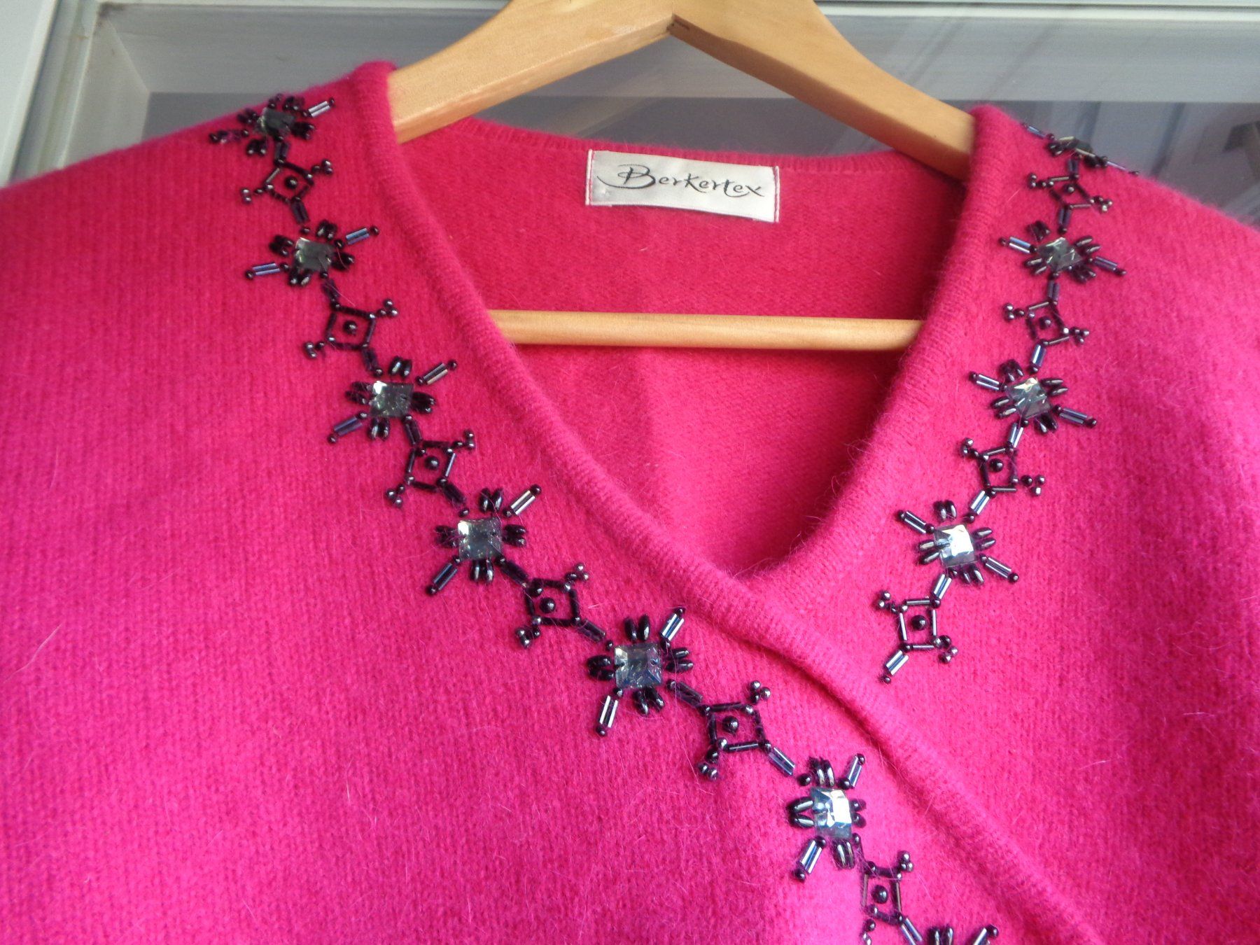 Pullover & Sweatshirts: Pullover Lammbswool/Angora, Gr.14-16, Hot Pink – Neu (gemäss Beschreibung) aus Tafers von kor_jf9w 1