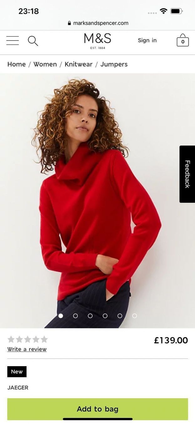 Maglioni & Felpe: JAEGER 100 % Lammwolle Pullover – Usato da Winkel venduto da KaschmirArt 7