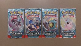 Pokémon Journey Together pack art set english (4× packs)
