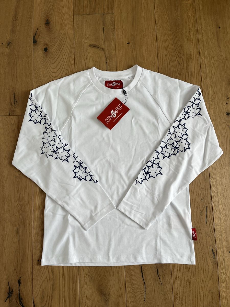 T-shirt: Nofs Longsleeve weiss/blau – Nuovo e nell'imballaggio originale da Neftenbach venduto da Pia020