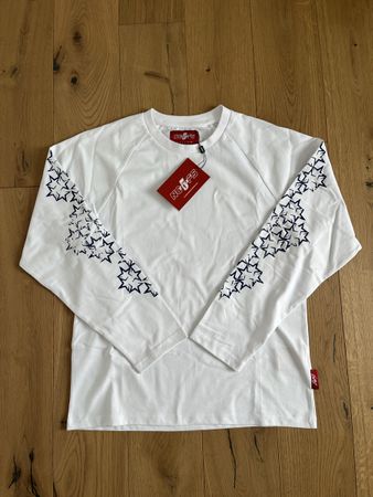 Nofs Longsleeve weiss/blau