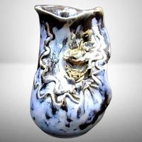 🌹Studiokeramik Vase Rose Lässig Cool Attraktiv Handarbeit💫