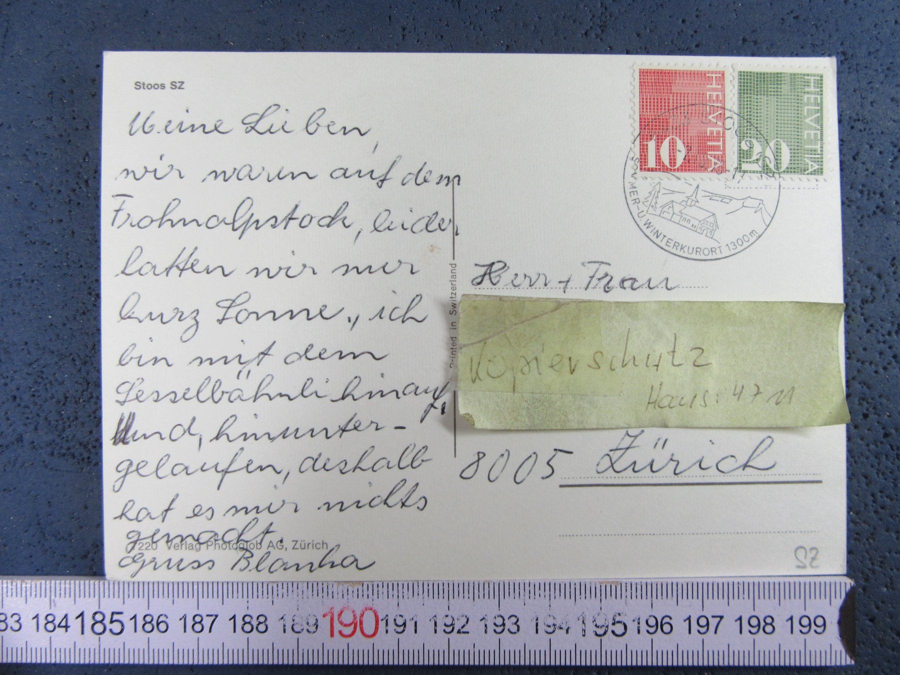 Cartoline postali: STOOS SZ AK – Usato da Ettingen venduto da Hausi4711 1