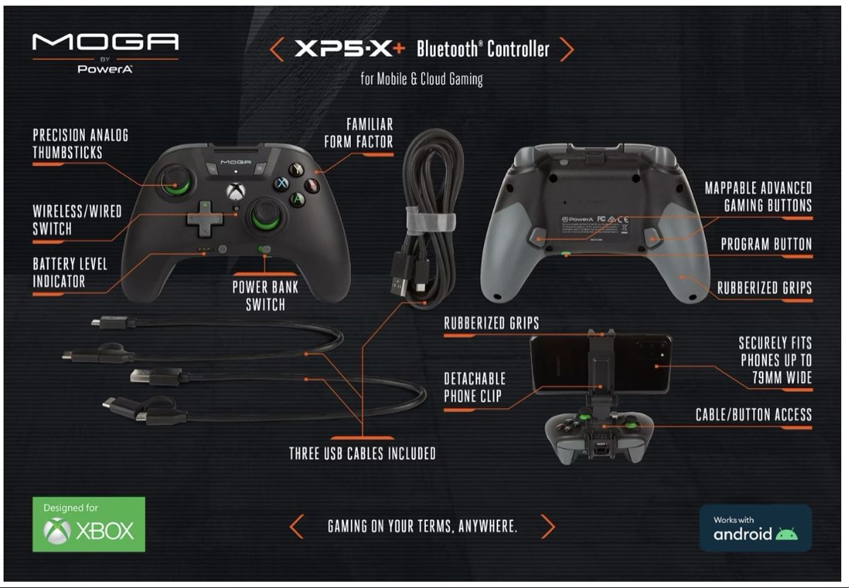 Controller: 2 Stück MOGA PowerA Controller XP5X Plus Gaming, unbenutzt – Nuovo e nell'imballaggio originale da Hausen AG venduto da TomTell1291 6