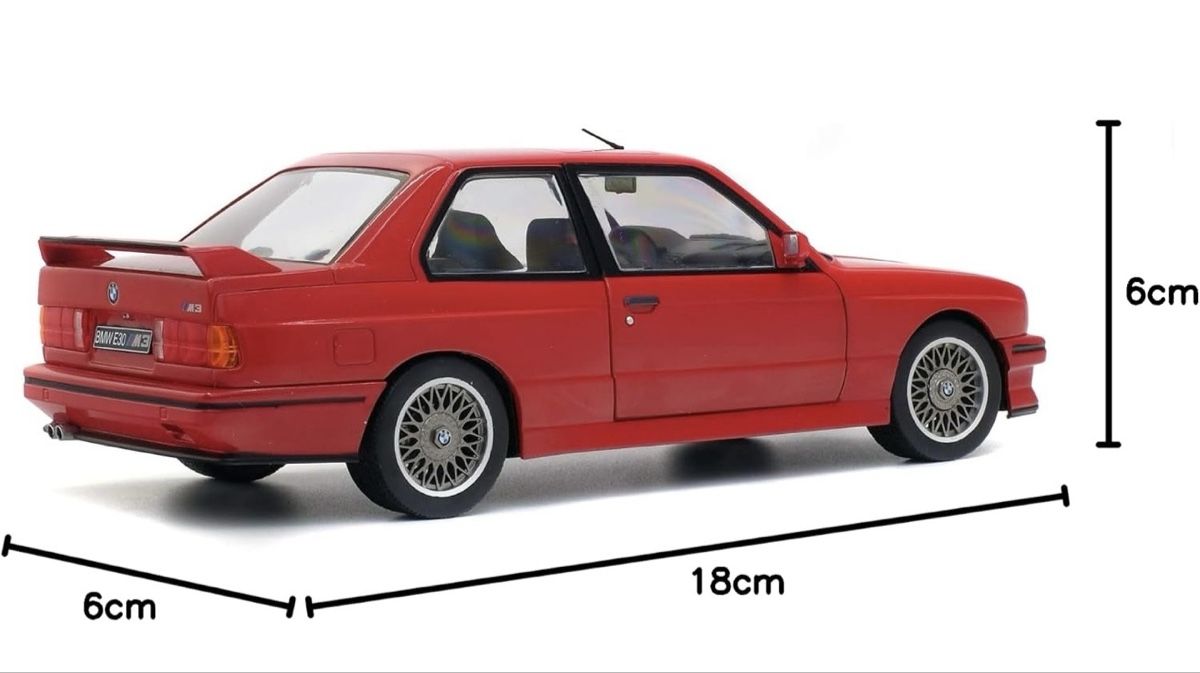 BMW Modellautos: BMW M3 E30 rot 1:18 ungeöffnet  – Neu und originalverpackt aus Basel von GlaihuenigeCars2025 3