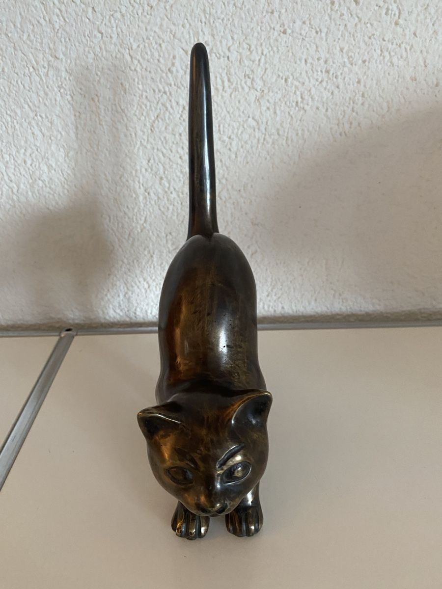 Sculture & Statue: Bronze Katze macht Buckel – Nuovo (secondo la descrizione) da Zürich venduto da eileenchen1 2