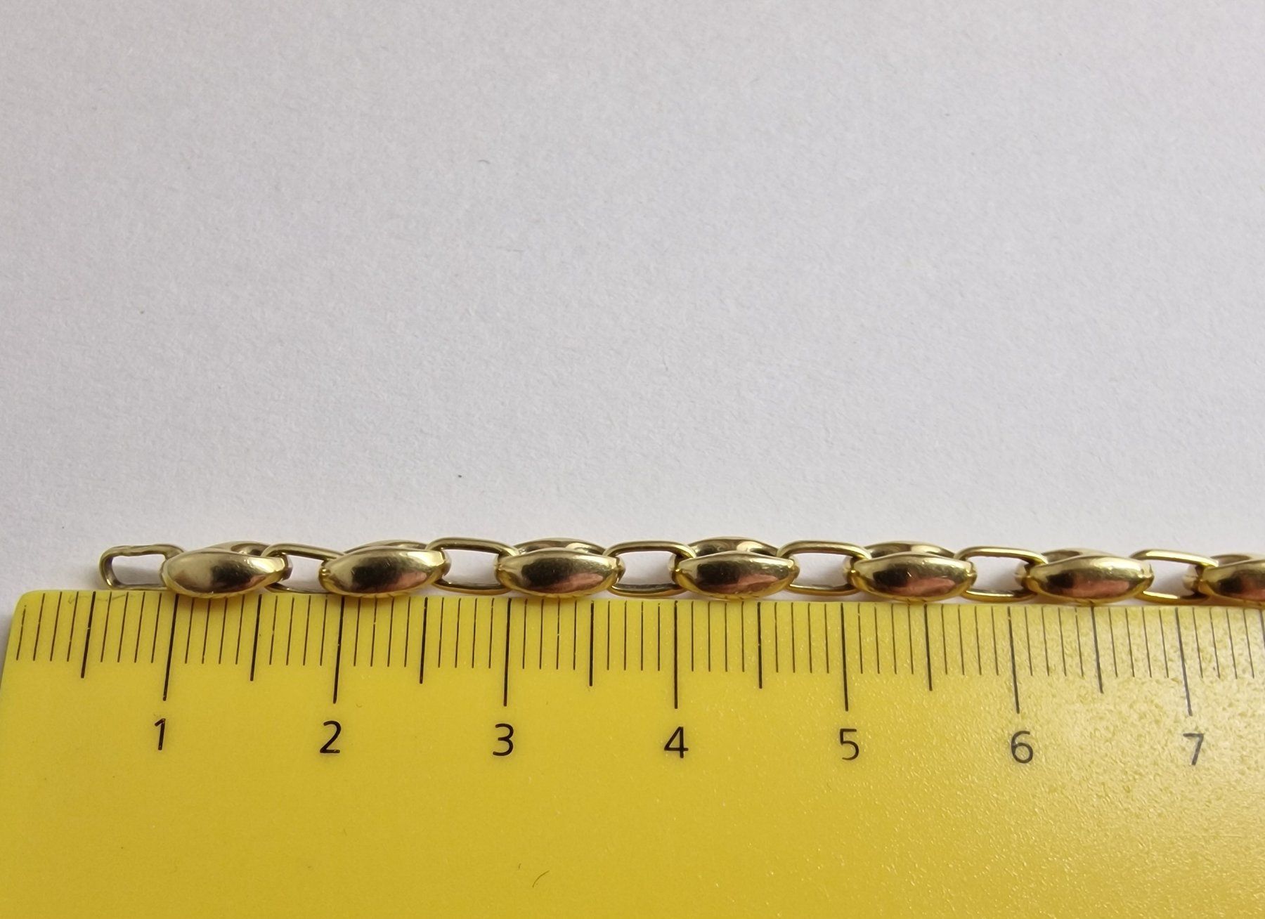 Catenine: Massive Goldarmkette, Bohnen, Schiffsanker 750/18 Karat – Usato da Baar venduto da romesds88 4