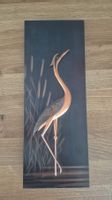 Vintage Kupfer-Relief Wandbild 70er