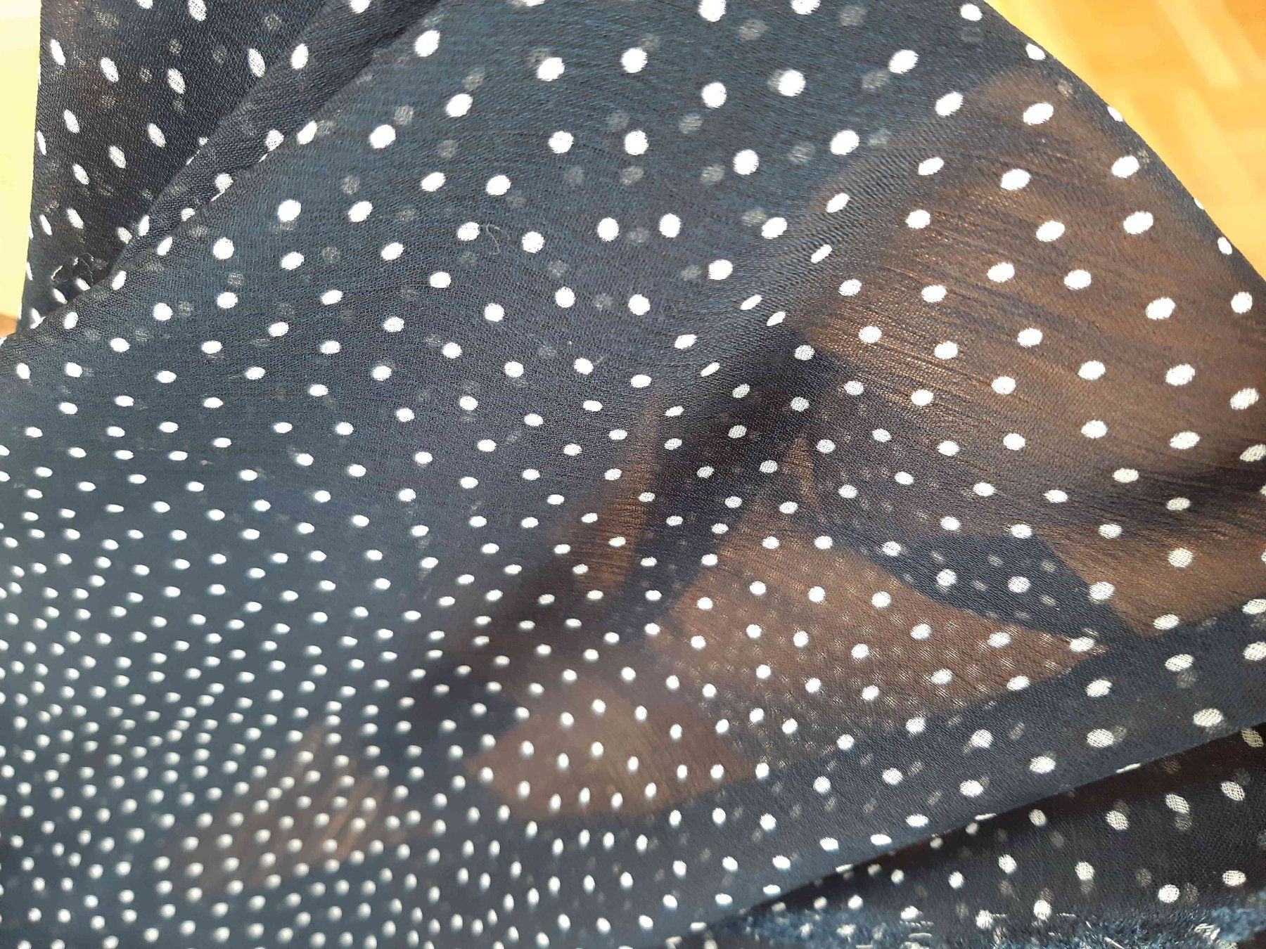 Tessuti: Chiffon Stoff synthetisch – Nuovo (secondo la descrizione) da Windisch venduto da Re_ 1
