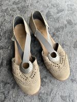 Rieker Sandalen beige-oliv Grösse 40