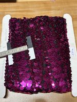 Textilband mit Pailletten / ideal für Fasnacht Kostüm