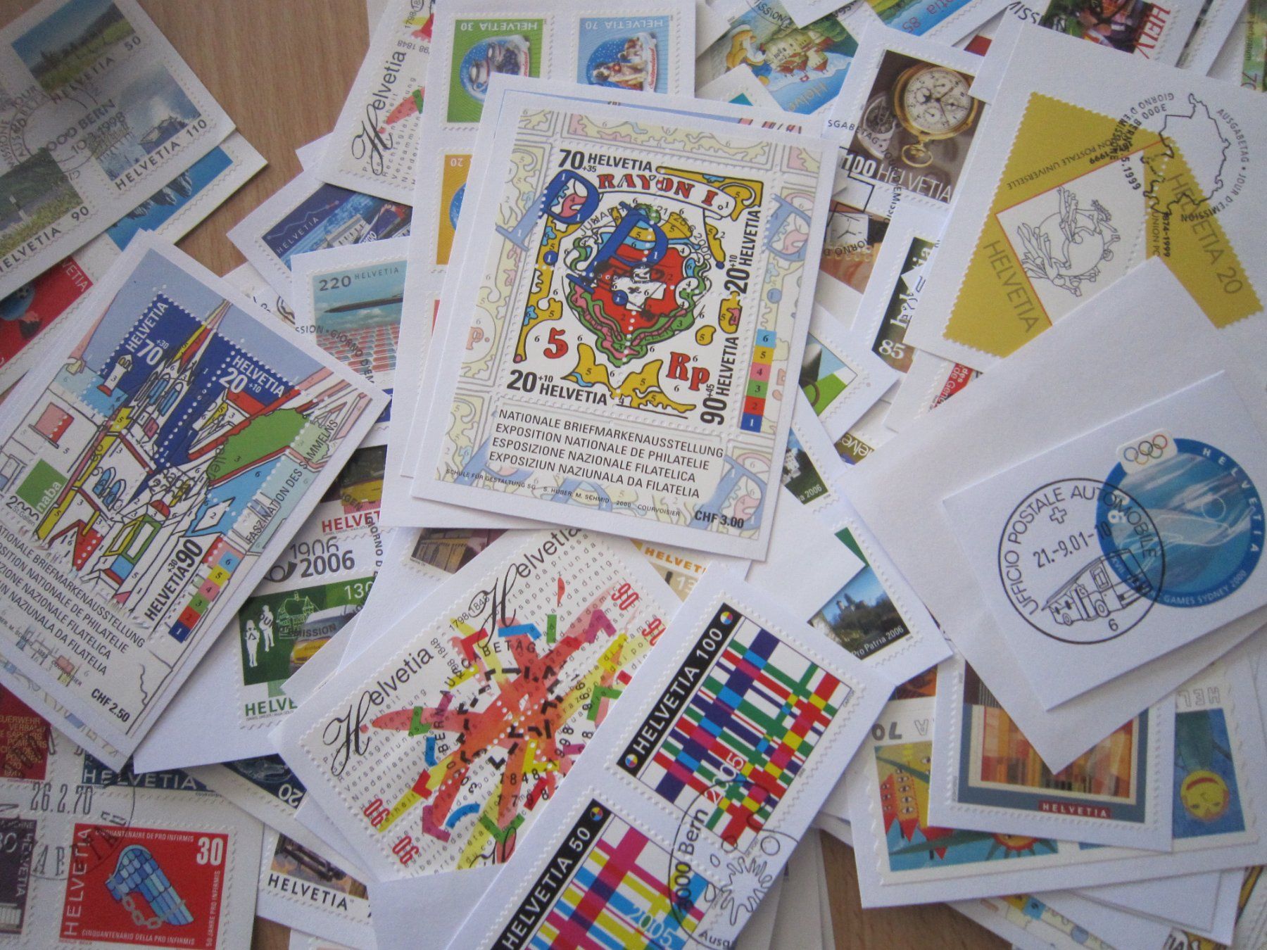 Alle Briefmarken: CH 08 Schöne Briefausschnitte bis ins 2000. – Gebraucht aus Giubiasco von sal_9j6w 2