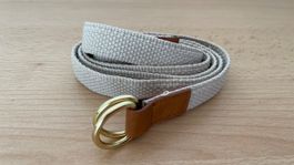 Boohoo 120x2cm Neu/NP35CHF Coton Baumwolle Metall Gürtel