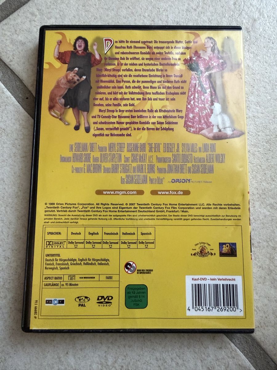 Tutti i DVDs: DVD Die Teufelin – Usato da Recherswil venduto da luca_v 1