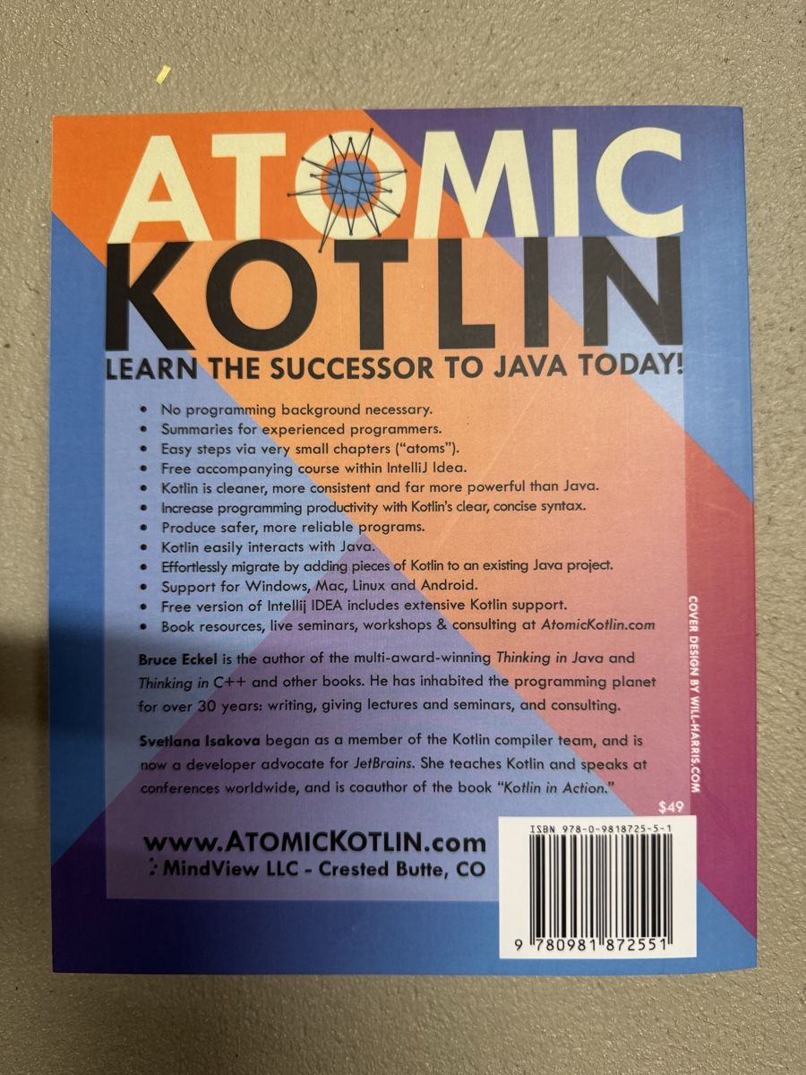 Libri: Buch „Atomic Kotlin“ – Nuovo (secondo la descrizione) da Aarau venduto da faXse 1