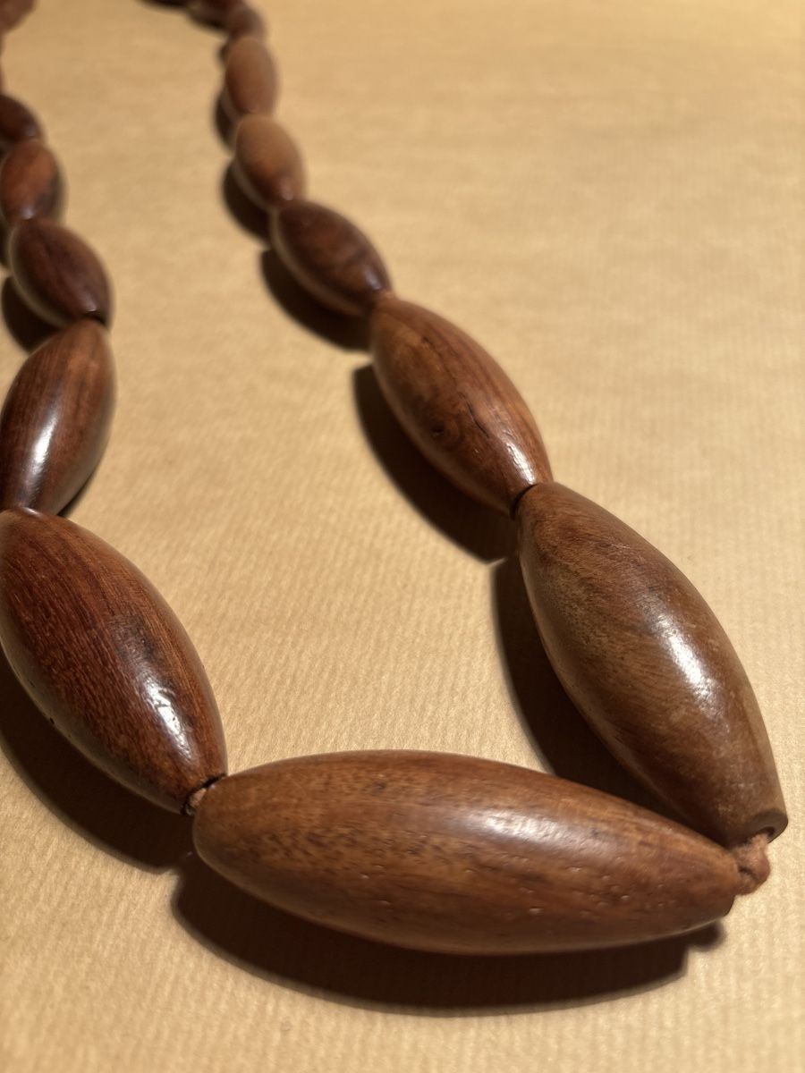 Ketten: Wunderschöne ungetragene vintage Holzperlenkette – Gebraucht aus Zürich von linfri 1