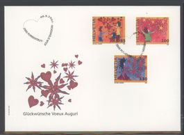 2007, FDC, Sondermarken Glückwünsche