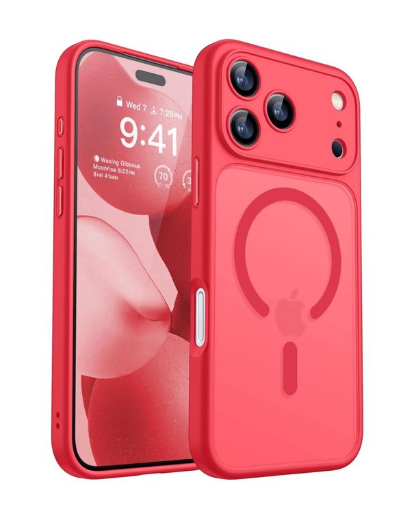 Coque Magnétique pour iPhone 17 Pro - 6,3’’ - ROUGE (Neuf avec ...