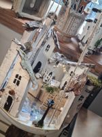 Geschenksidee/ Innen/ Aussen  Dekohänger Dorf Holz Handarbei