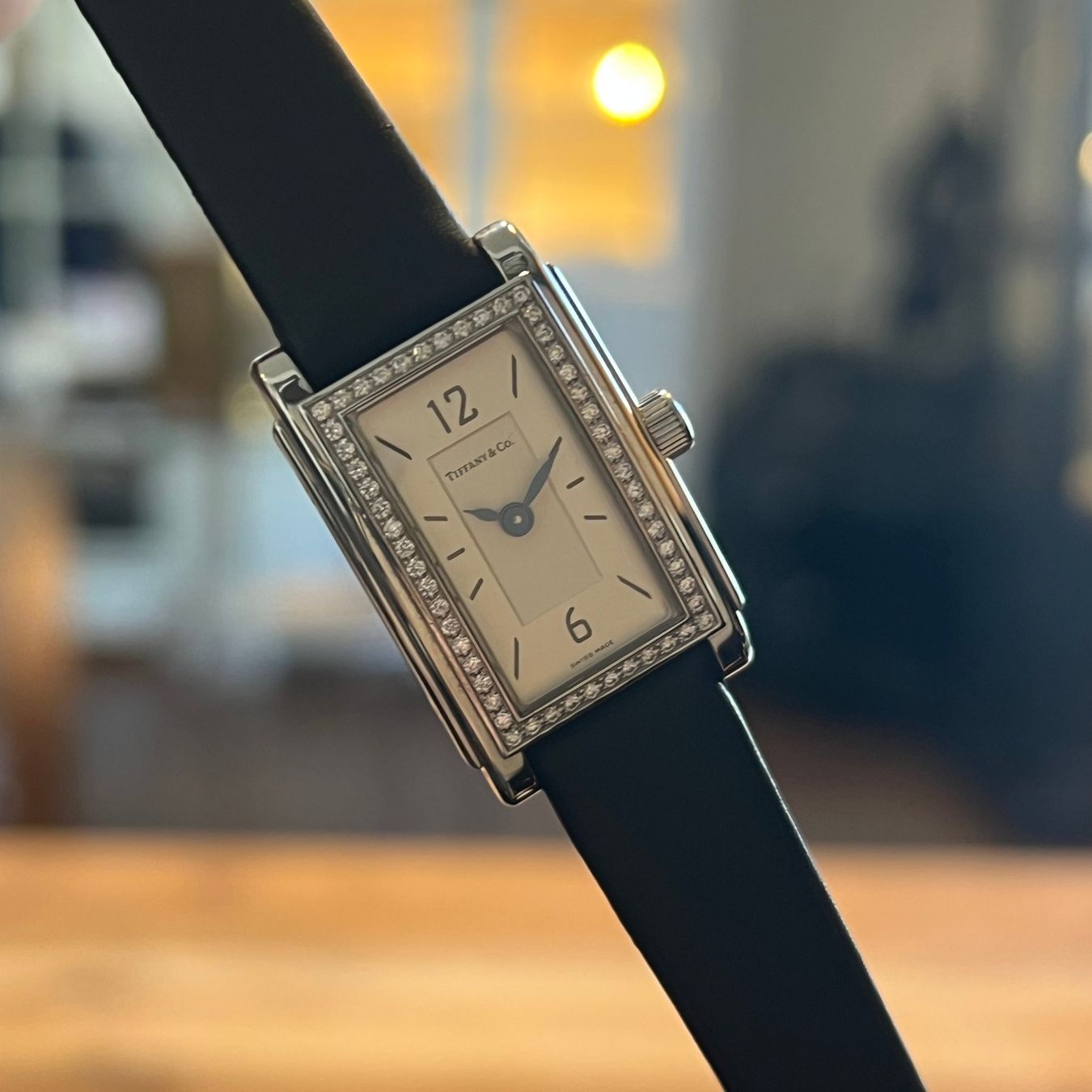 Tiffany & Co. Orologi: Tiffany & Co Gallery Diamond Bezel – Usato da Carouge GE venduto da Watchaser 5