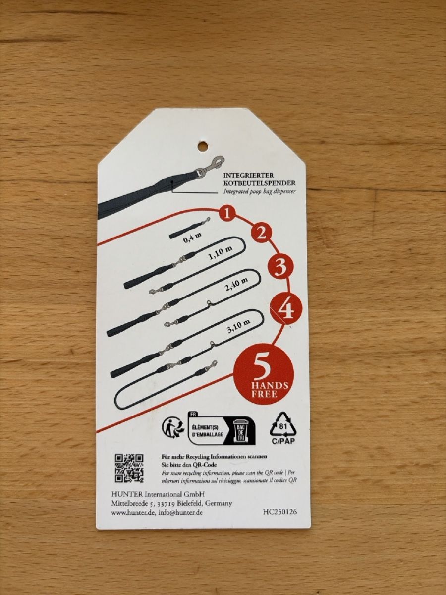 Hunter Guinzagli & Collari: Hundeleine Hunter 5in1 – Nuovo (secondo la descrizione) da Sonnental venduto da R_Sonderegger 2