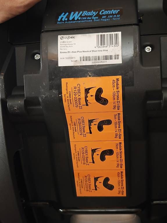 Seggiolini per auto: Cybex Kindersitz mir Isofix – Usato da Chur venduto da cap_cj27 2