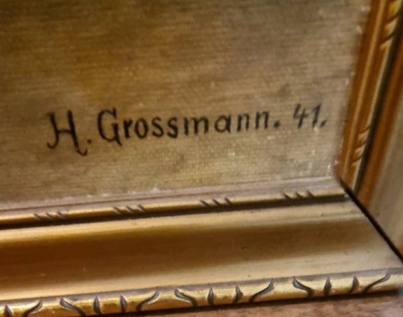 Dipinti: Stillleben Gemälde Oel H.Grossmann 41 – Usato da Flums venduto da Flumsantik 2
