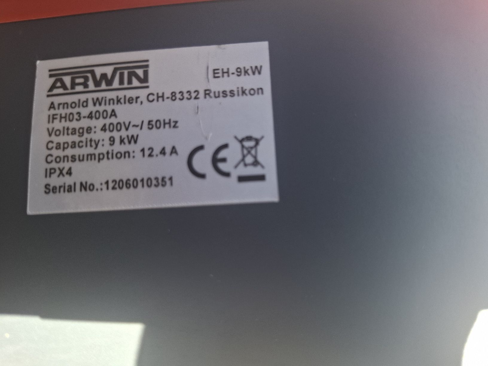 Heizgeräte: HEIZOFEN / Heizlüfter IFH03-400A 9 kW 400V gebraucht. – Gebraucht aus Hünenberg von extradesale 1