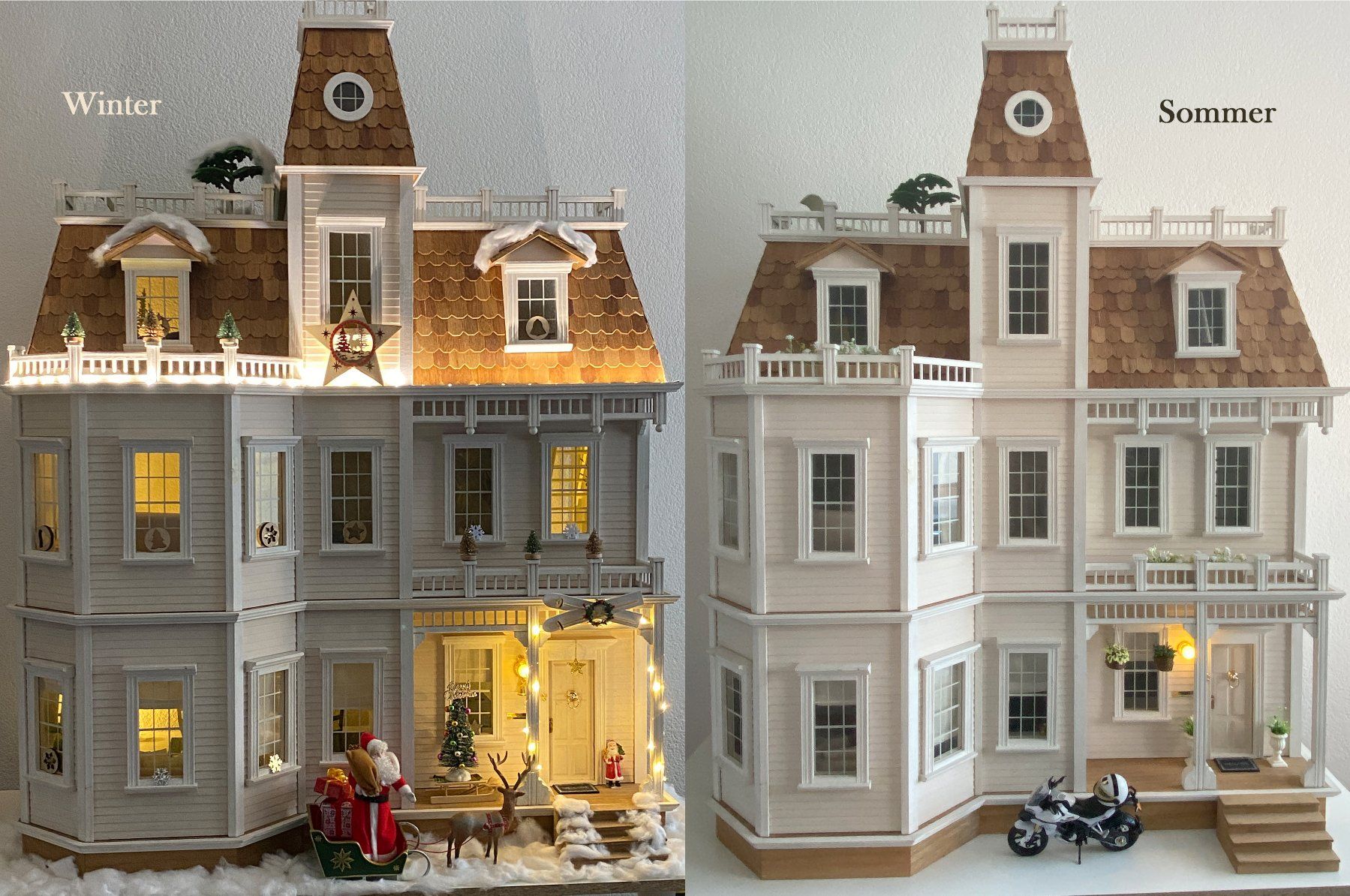 Puppenhäuser & -möbel: EINZIGARTIGES PUPPENHAUS ZUM TRÄUMEN ODER SPIELEN – Neu (gemäss Beschreibung) aus thierachern von Styl 3