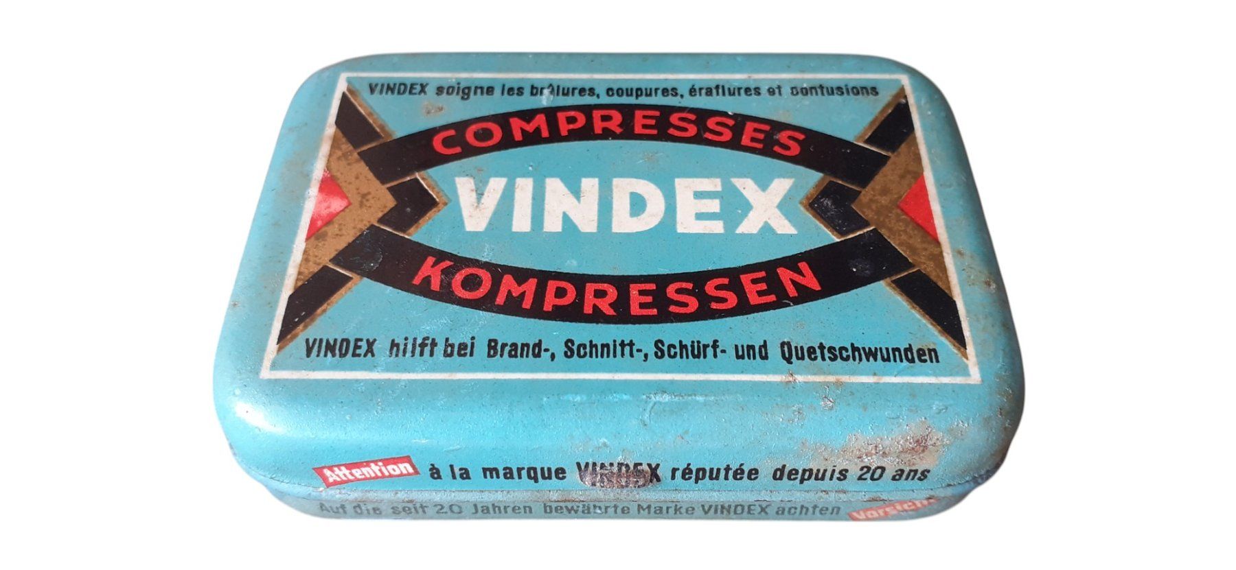 Barattoli: Blechdose antik Vindex – Usato da Mörschwil venduto da wunderkiste44 1
