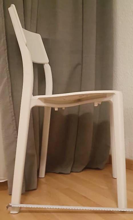 Ikea Sedie: Stuhl IKEA JANINGE , weiss – Usato da Bern venduto da sv-trade