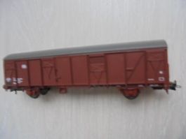 HO Modelleisenbahn ROCO Güterwagen DB braun Lüp 16cm