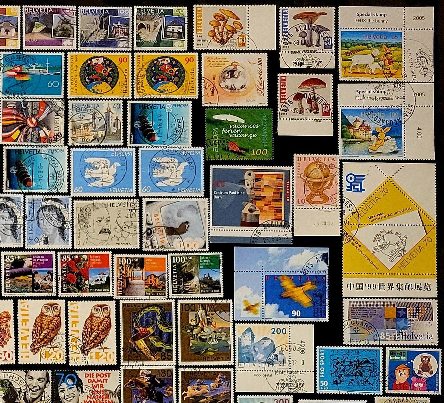 Tutti i francobolli: CH, Lot Briefmarken, gestempelt – Usato da Castione venduto da Rx-stamps 2