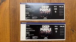 2 Tickets Deep Purple Hallenstadion 16.10.2026 Stehplatz