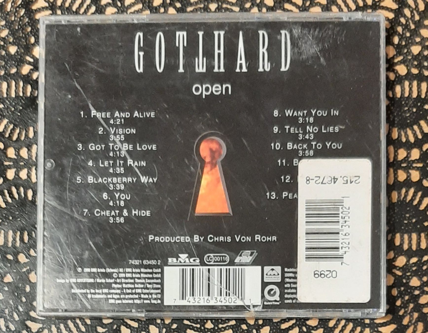 CDs: Gotthard - Open, CH Hardock CD Album 1999 – Gebraucht aus Schönenberg TG von breiti12 1