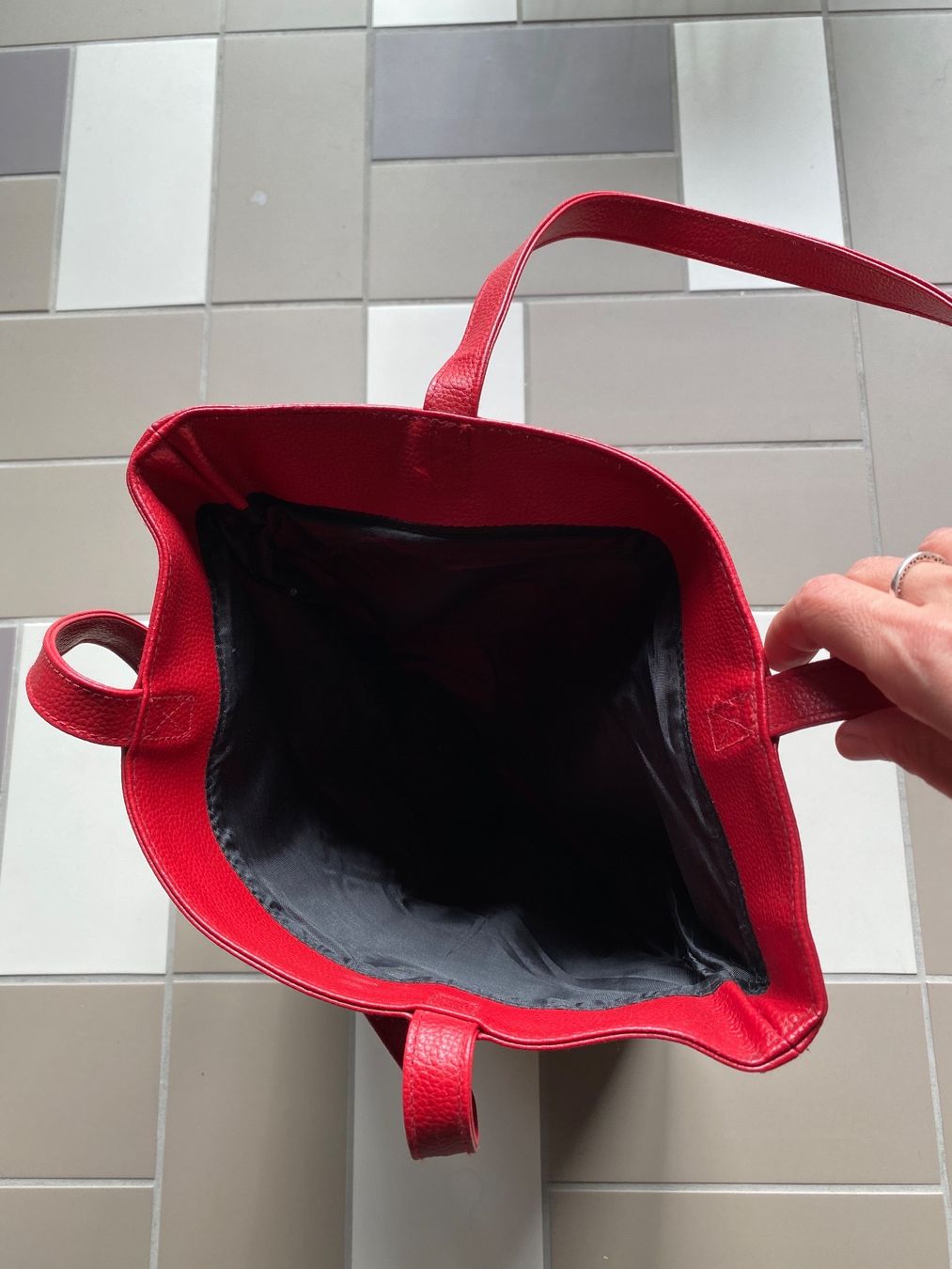 Borse: Paperbag von Ording&Reda, Kunstleder – Usato da Schlieren venduto da kaj_xvx7 2