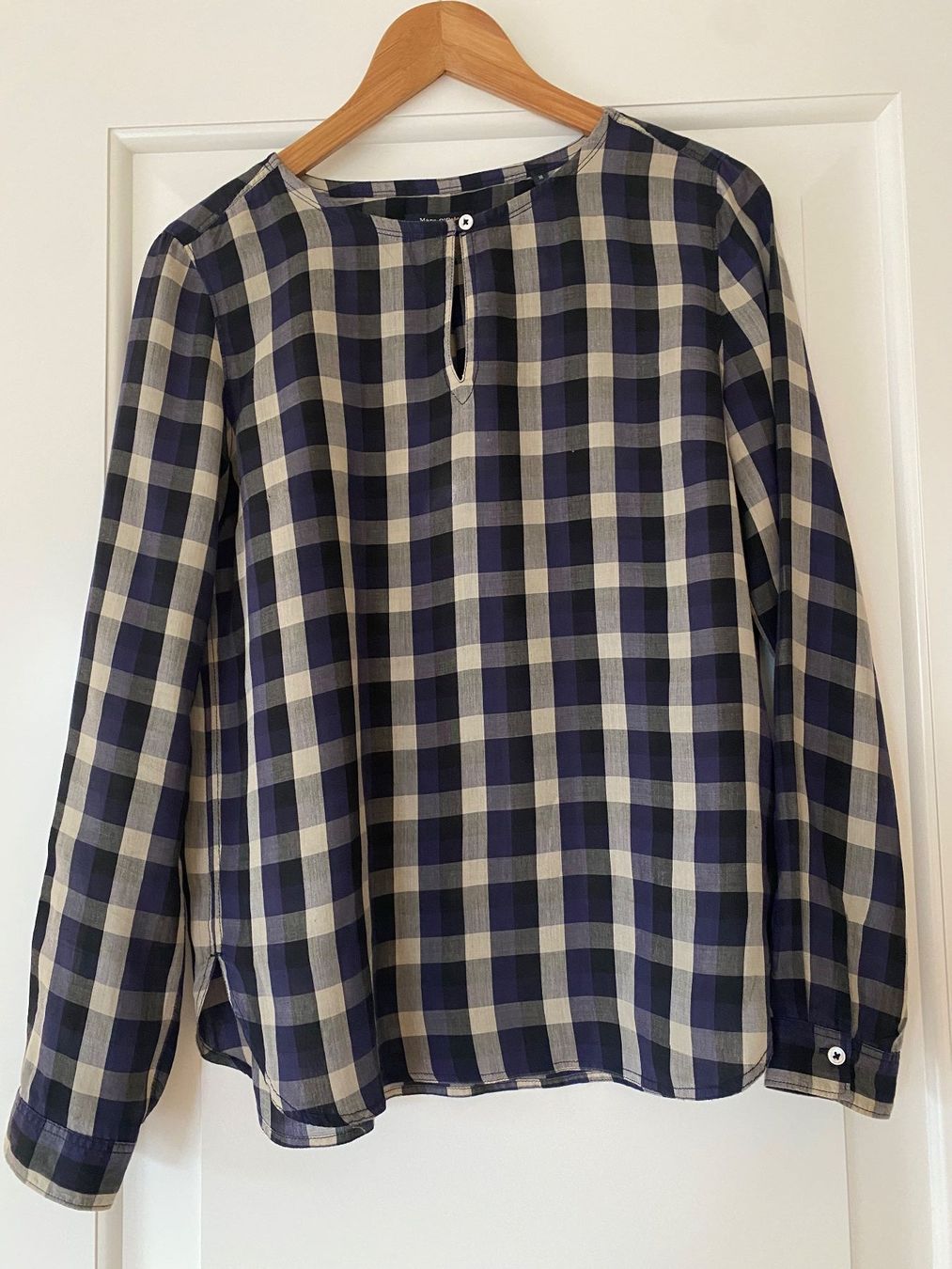 Marc O'Polo Camicette: Elegante Bluse mit Karomuster – Nuovo (secondo la descrizione) da Oberrieden venduto da mar_8vmz 2