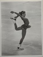 Orig. Pressefoto, Denise Biellmann, Eiskunstlauf, Pirouette